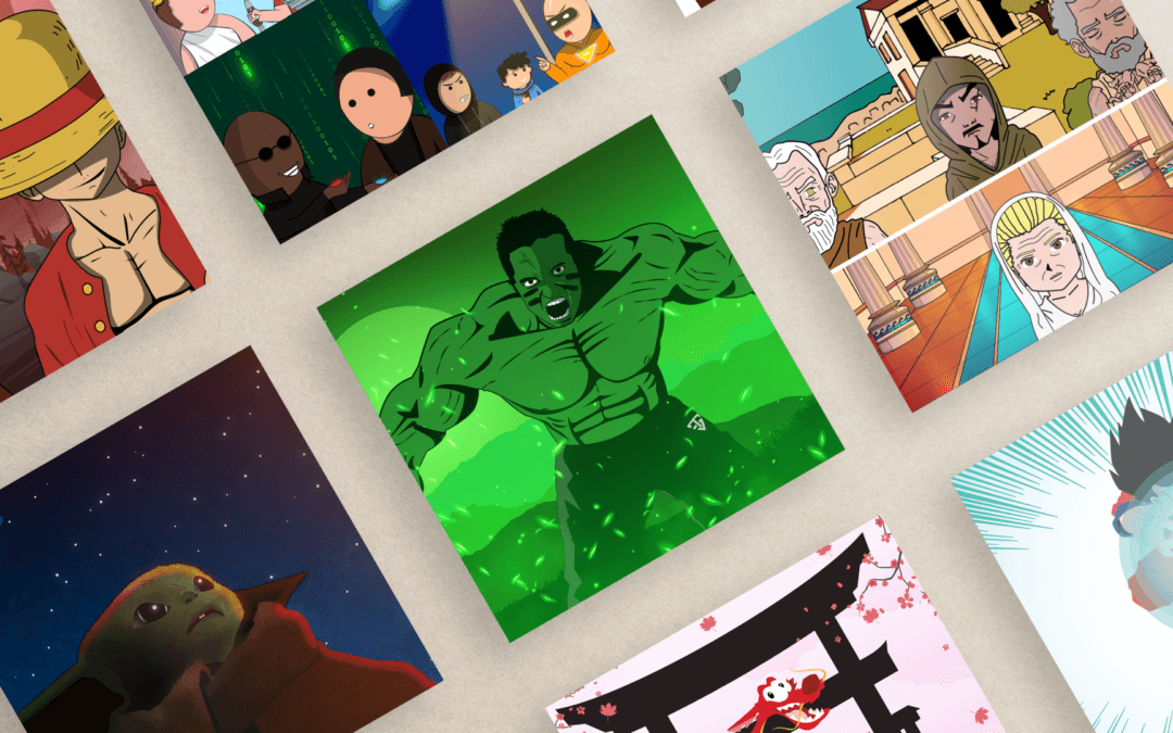 Différents styles graphiques d’illustration