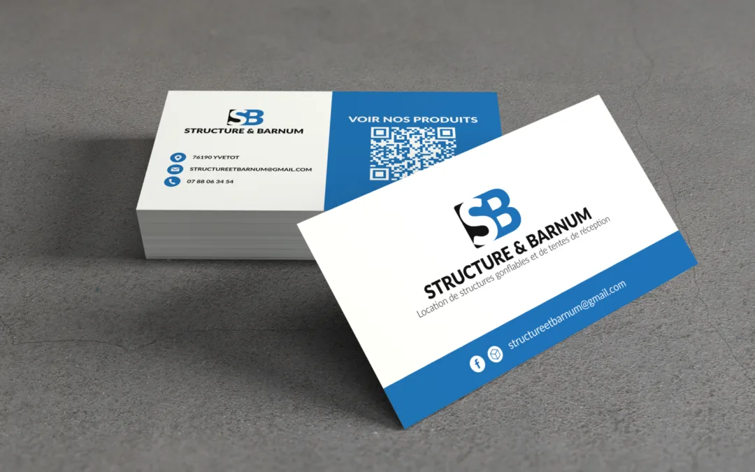 CARTE DE VISITE – Structure et Barnum