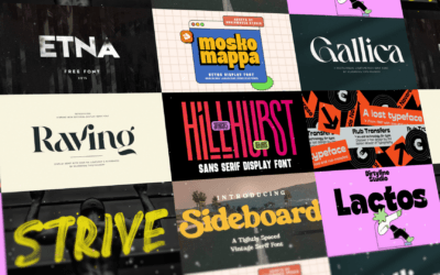 Les 10 meilleures typographies à utiliser pour 2025