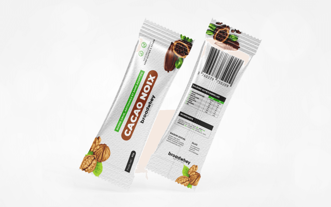 BROADWHEY – Packaging : Barres protéinées
