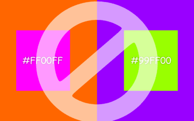 Couleurs interdites : ces combinaisons qui piquent les yeux